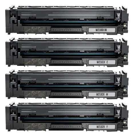 CompAndSave: CompAndSave replacement HP 218X combo pack of 4 (K/C/M/Y) (seller's product photo)