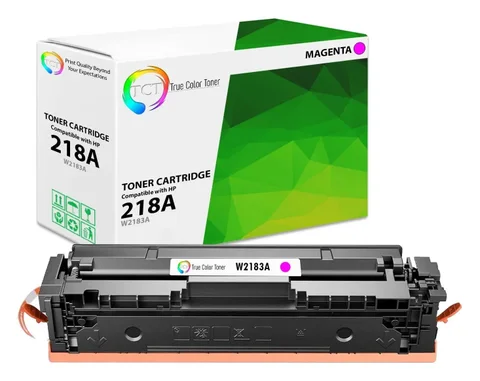 True Color Toner (TCT): TCT 218A Magenta compatible toner with chip (replaces W2183A) (seller's product photo)