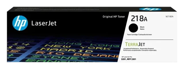 HP 218A Black Original LaserJet toner cartridge (W2180A), HP product photo